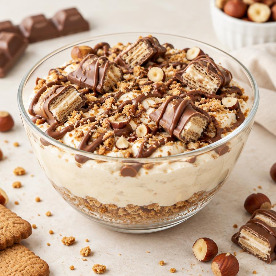 Kinder Bueno-Style Cheesecake Bowl
